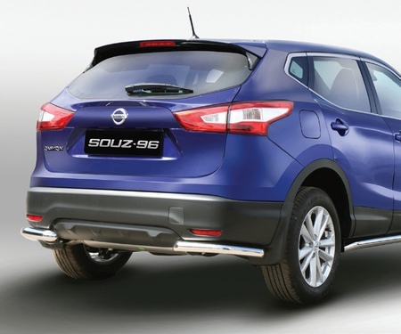 Защита задняя уголки d60 Nissan Qashqai (2014-2019) NQSH.76.5082