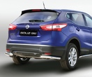 Защита задняя уголки d60 Nissan Qashqai (2014-2019)