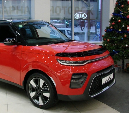 Дефлектор капота SIM для Kia Soul (2019-2024)  SKISOU1912