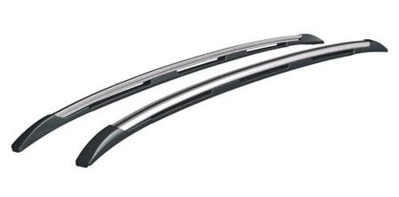 Рейлинги на крышу серые APS для Haval F7 (2019-2024) 1711-БП-11