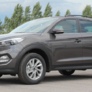 Рейлинги на крышу серые APS для Hyundai Tucson (2015-2021)