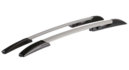 Рейлинги на крышу серые APS для Kia Ceed (2018-2021) 0234-БП-11