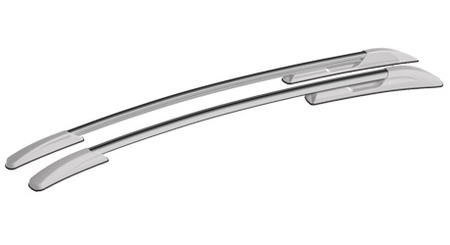 Рейлинги на крышу серебристые APS для Lada X-Ray (2015-2024) 0224-БП-23