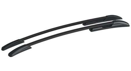 Рейлинги на крышу черные APS для Mazda CX-5 (2011-2017) 0257-БП-02