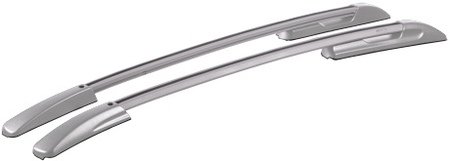 Рейлинги на крышу серебристые APS для Mazda CX-5 (2017-2025) 0258-БП-23