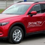 Рейлинги на крышу черные APS для Mazda CX-5 (2017-2024)