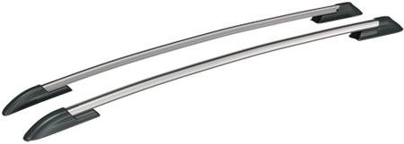 Рейлинги на крышу серые APS для Toyota RAV4 (2005-2012) 0243-БП-11