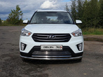 Решетка радиатора 12мм Hyundai Creta (2016-2021)