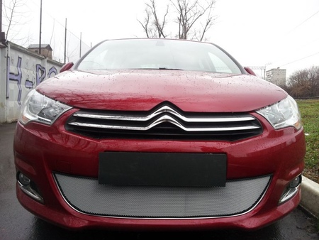 Защита радиатора хром Citroen C хэтчбек (2011-2019) CC4.HB.chrome