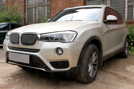 Защита радиатора Premium BMW X3 (2014-2017) 