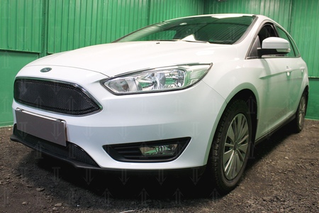 Защита радиатора Premium Ford Focus 3 (2015-2019) 