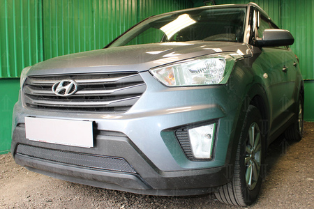 Защита радиатора Premium Hyundai Creta (2016-2021) 