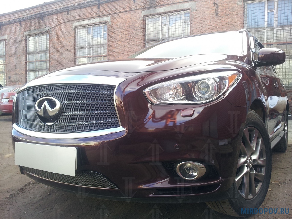 Защита радиатора Premium Infiniti QX60 (2014-2021) № - купить по лучшей  цене на mirdopov.ru