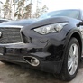 Защита радиатора Premium Infiniti QX70 дизель (2014-2019)