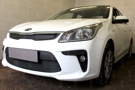 Защита радиатора Premium Kia Rio (2017-2020) 