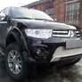 Защита радиатора Premium Mitsubishi Pajero Sport (2014-2016)