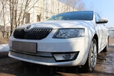 Защита радиатора Premium 2 части Skoda Octavia (2013-2017)