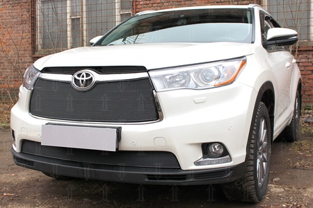Защита радиатора Premium Toyota Highlander (2014-2019) 