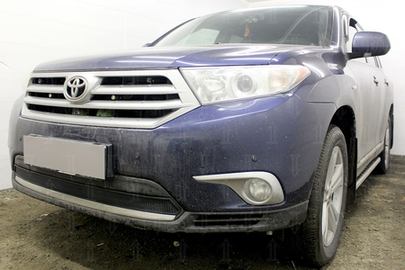 Защита радиатора Premium Toyota Highlander (2010-2014) 