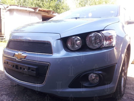 Защита радиатора Chevrolet Aveo (2012-2019) 