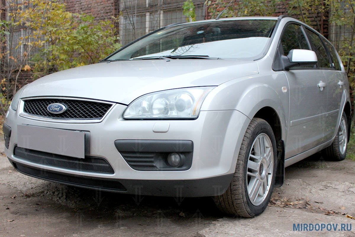 Защита радиатора для Ford Focus 2 (2008-2011) рестайл | Стандарт