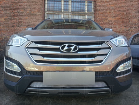 Защита радиатора Hyundai Santa Fe (2012-2015) 