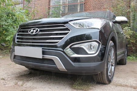 Защита радиатора Hyundai Grand Santa Fe (2012-2019) 