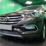 Защита радиатора Hyundai Santa Fe (2015-2019)