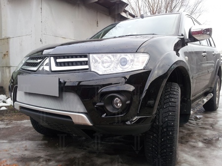 Защита радиатора Mitsubishi L200 (2014-2015) 