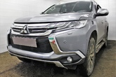 Защита радиатора Mitsubishi Pajero Sport (2016-2021)