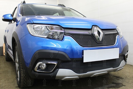 Защита радиатора Renault Sandero Stepway (2018-2024) 