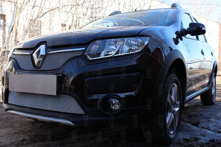 Защита радиатора Renault Sandero Stepway (2014-2018) 