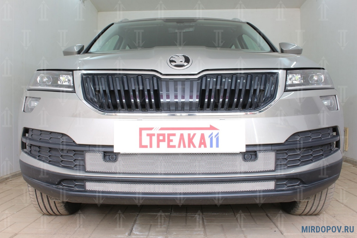 Защита радиатора Skoda Karoq (2020-2024) № - купить по лучшей цене на  mirdopov.ru