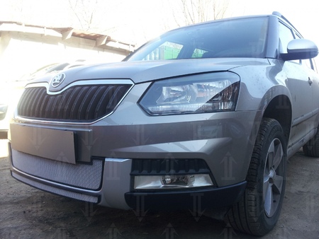 Защита радиатора Skoda Yeti Outdoor (2013-2018) 