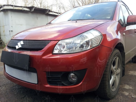 Защита радиатора Suzuki SX4 хэтчбек Венгерская сборка (2006-2007) 