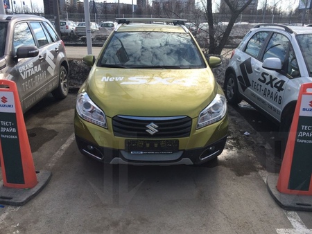 Защита радиатора Suzuki SX4 (2013-2016) 