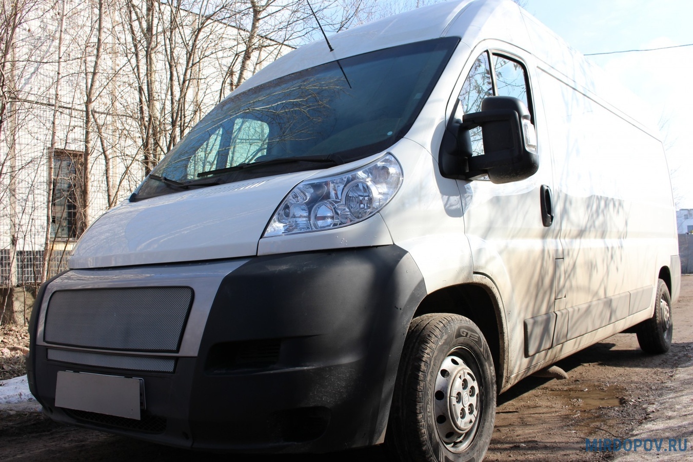 Защита радиатора хром нижняя Fiat Ducato (2012-2014) № FDUCIII.bot.chrome -  купить по лучшей цене на mirdopov.ru