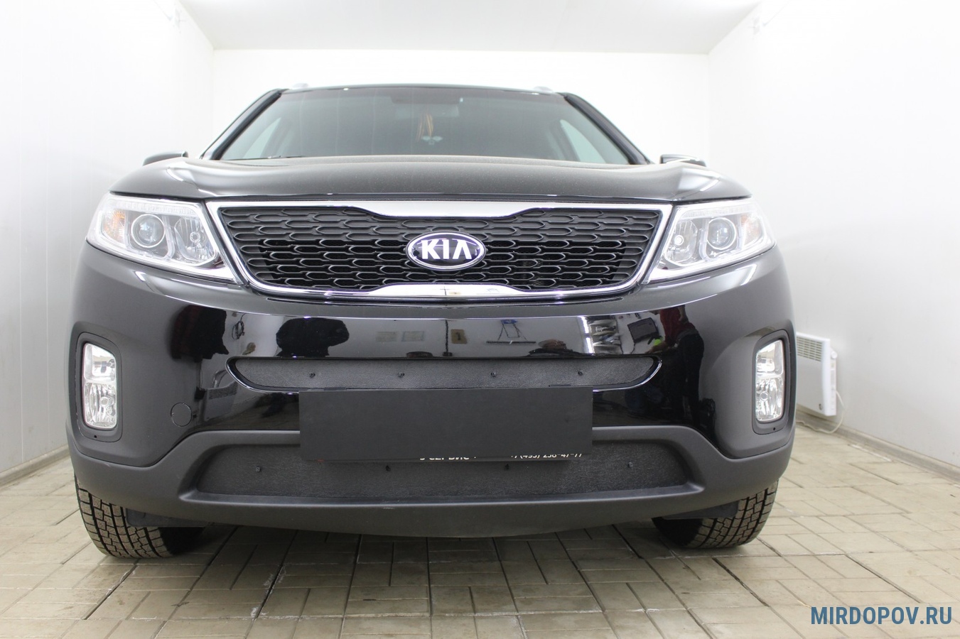 Зимняя защита радиатора Kia Sorento (2012-2020) № - купить по лучшей цене  на mirdopov.ru