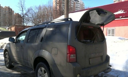 Амортизатор (упор) стекла задней двери Nissan Pathfinder (2004-2014) AS-NI-PT51-00